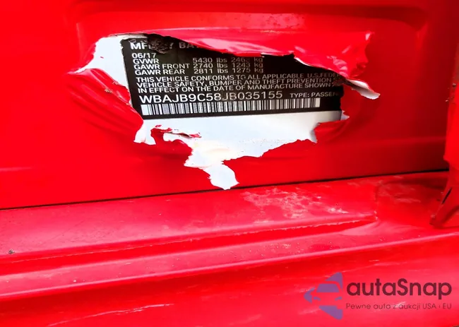 WBAJB9C58JB035155: 45590596