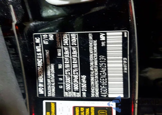 4JGDF6EEXGA625139: 45527336