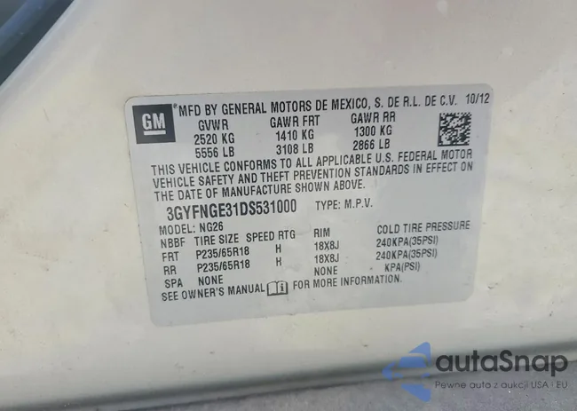 3GYFNGE31DS531000: 79237885