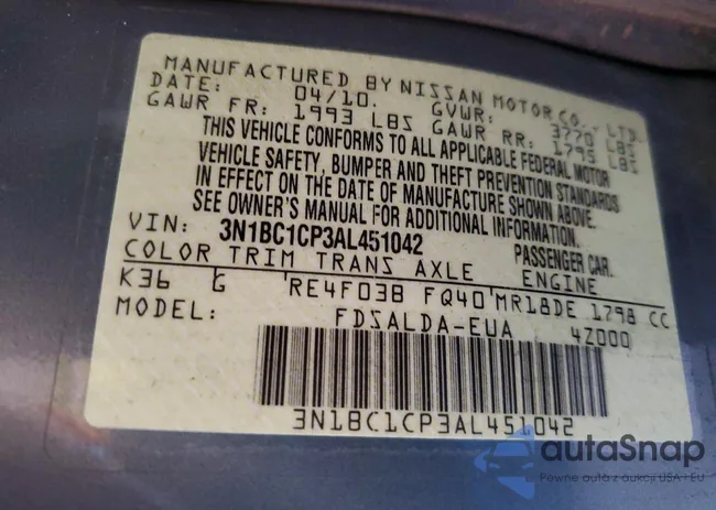 3N1BC1CP3AL451042: 79606465