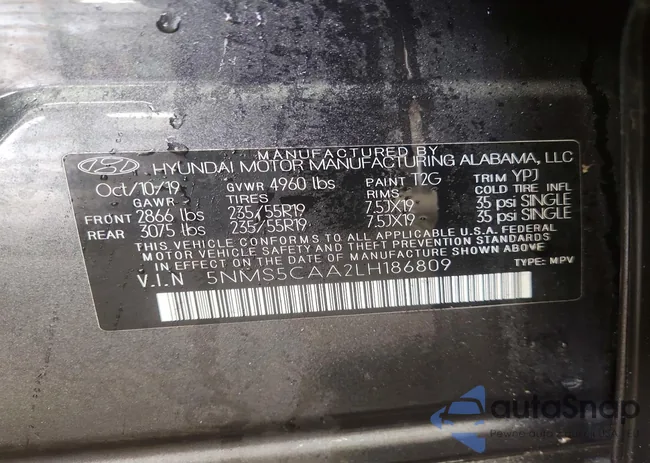 5NMS5CAA2LH186809: 78928035