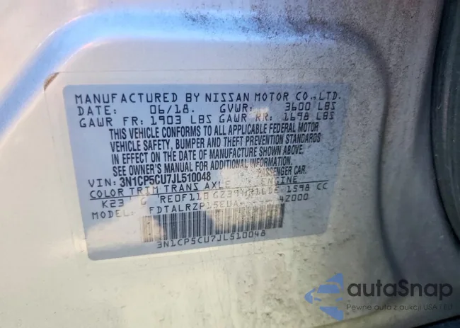 3N1CP5CU7JL510048: 46020176