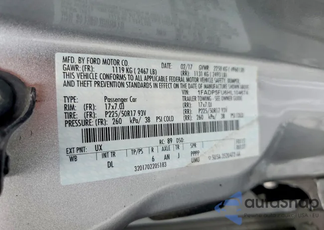 1FADP5FU6HL104674: 78896985