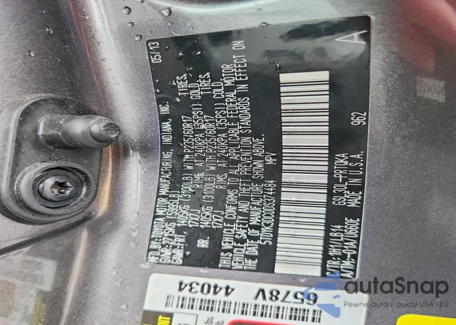 5TDYK3DC0DS374484: 79592215