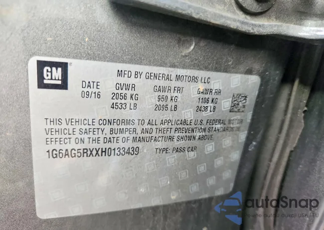 1G6AG5RXXH0133439: 79080635