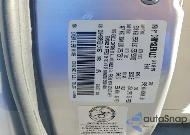 1D8HN54P58B154987: 78543625