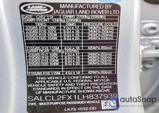 SALCL2FX1LH837939: 79644815