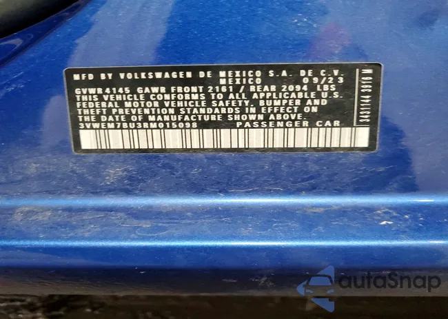 3VWEM7BU3RM015098: 46879746