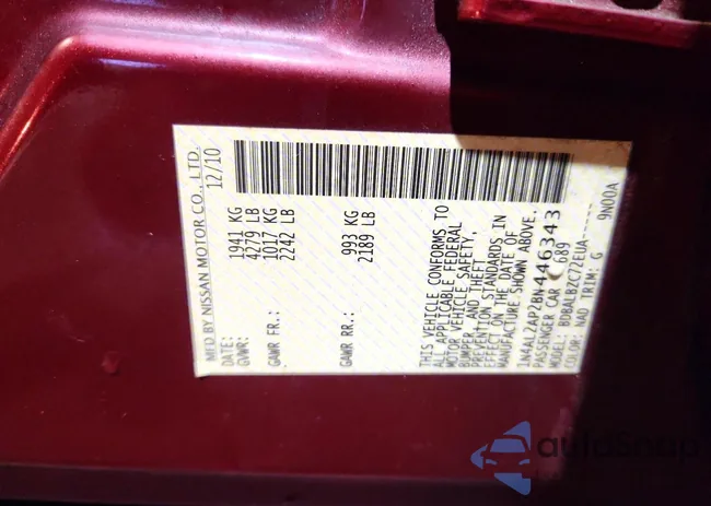 1N4AL2AP2BN446343: 76999495