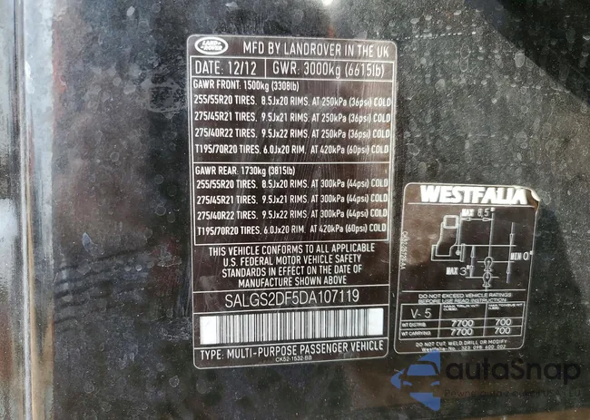 SALGS2DF5DA107119: 45581006