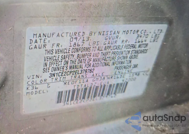 3N1CE2CP2EL379762: 45659016