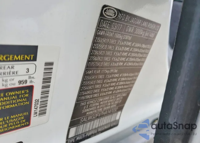 SALWG2FV7HA147032: 46875726