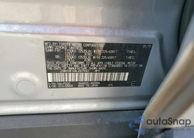 JTMH1RFV4KJ007943: 46388316