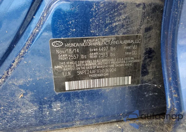 5NPE24AF1FH136904: 45676606