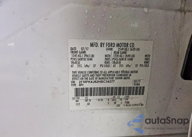 2FMPK4J82HBC34277: 99591695