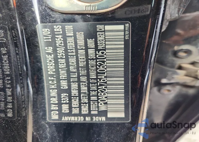 WP0AB2A76AL062105: 41982926