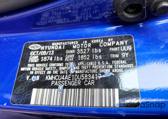 KMHCU4AE1DU583417: 79615695