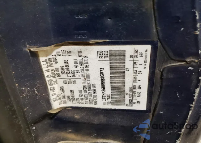 1FTHF26H0NNB03973: 47040436