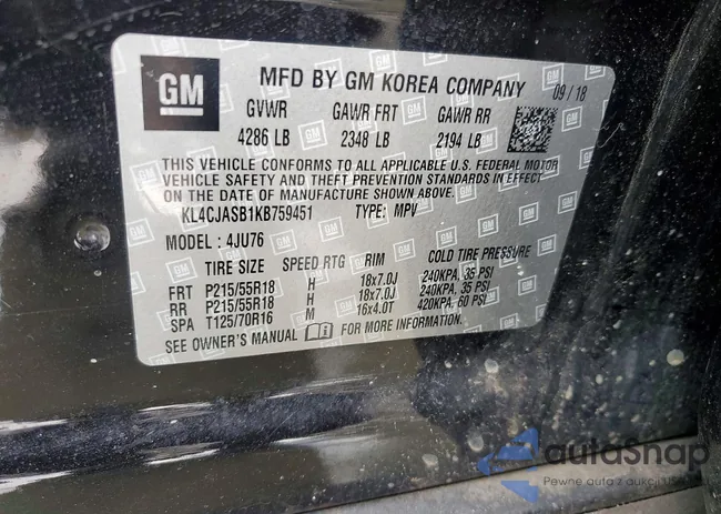 KL4CJASB1KB759451: 45990946