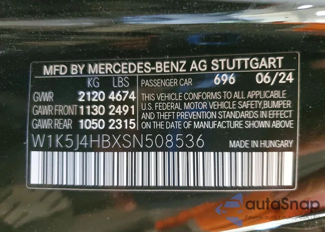 W1K5J4HBXSN508536: 45866776