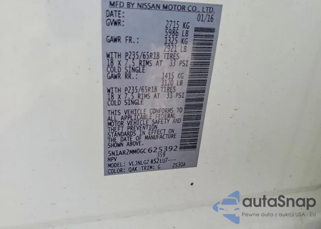 5N1AR2MM0GC625392: 46185576