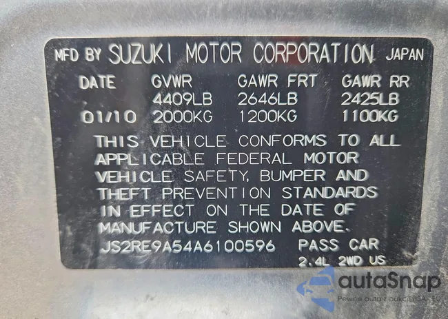 JS2RE9A54A6100596: 79475495