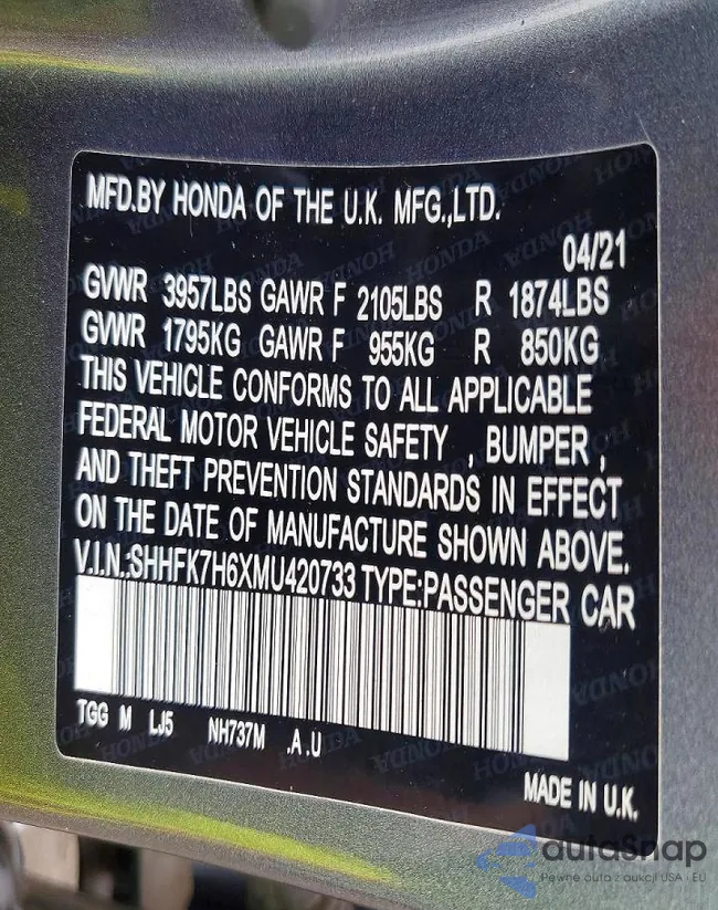 SHHFK7H6XMU420733: 79726535