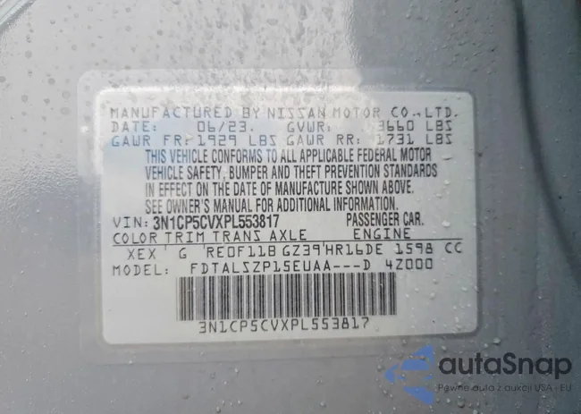 3N1CP5CVXPL553817: 79680535