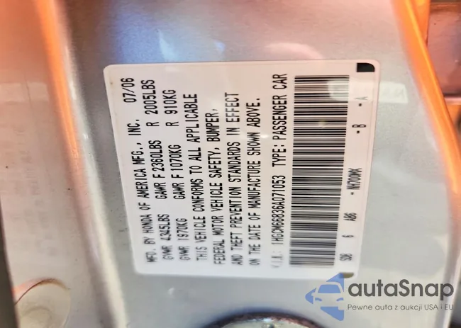 1HGCM66836A071053: 45499116