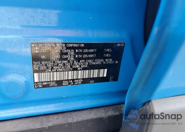 JTML6RFV8MD503373: 79977395