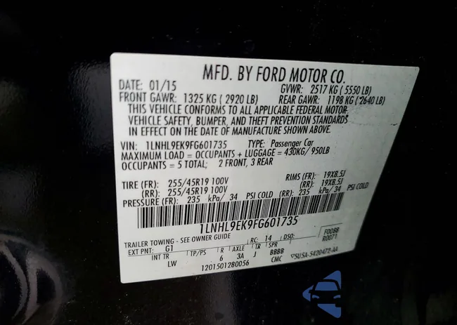 1LNHL9EK9FG601735: 45891026