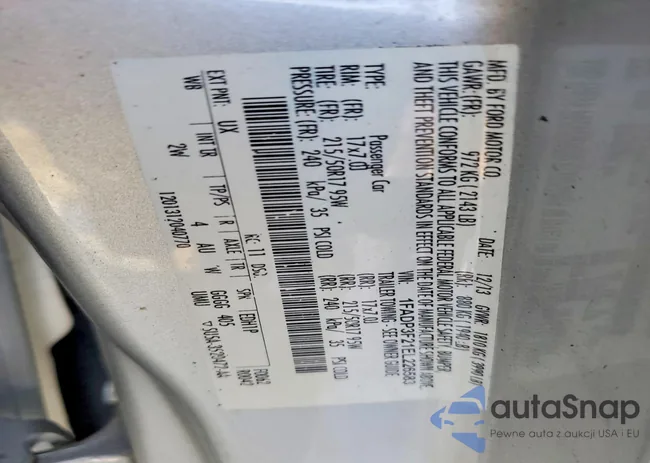 1FADP3F21EL226583: 41968496