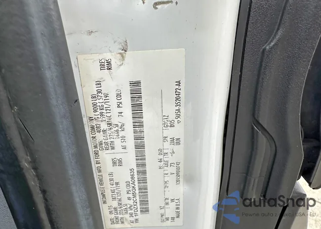 1FDZX2CM5GKA08635: 75215245