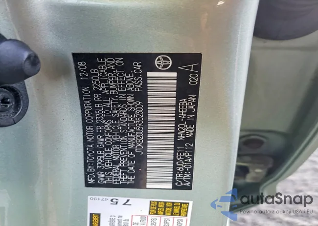 JTDKB20U593523009: 41777326