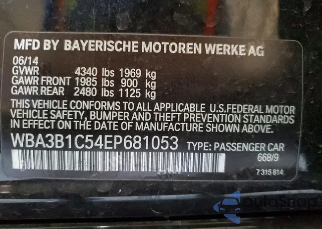 WBA3B1C54EP681053: 46238336