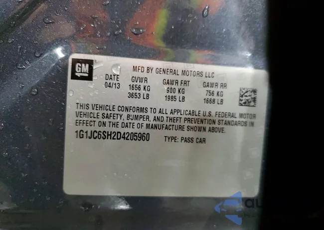 1G1JC6SH2D4205960: 79531855