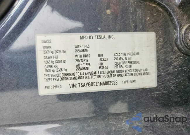 7SAYGDEE1NA003928: 45460716