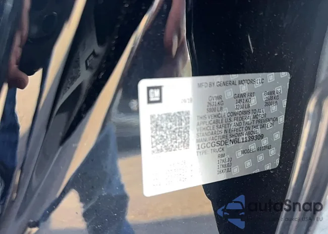 1GCGSDEN6L1139309: 41610546