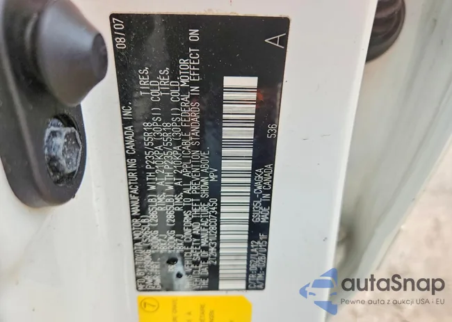 2T2HK31U28C073450: 45937296