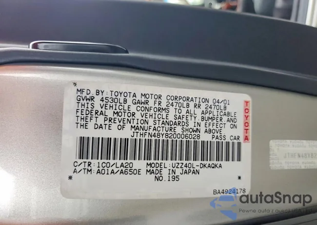 JTHFN48Y820006028: 79792995