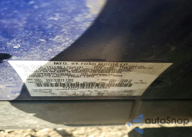 1FAHP2J83DG136964: 45919466