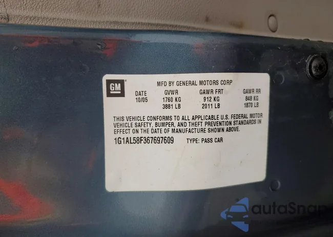 1G1AL58F367697609: 79452425