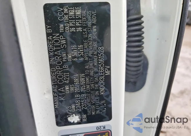 KNDCR3LE6R5161528: 79547005