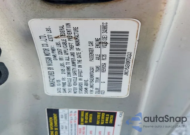 JNKCV54EX6M704241: 45472146