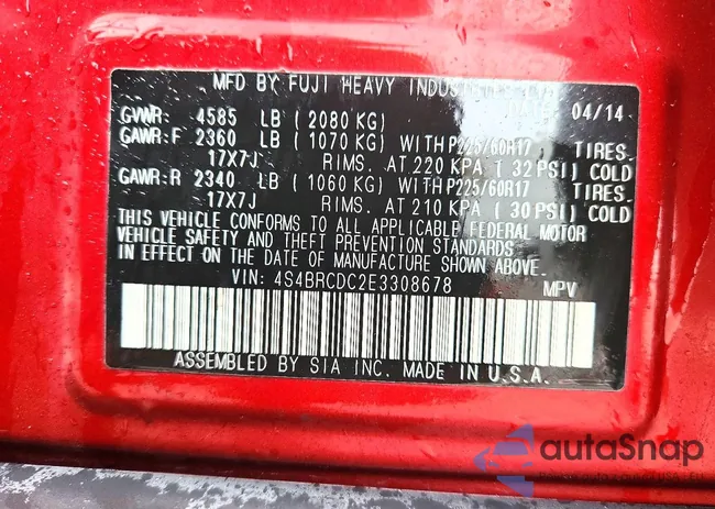 4S4BRCDC2E3308678: 79608035