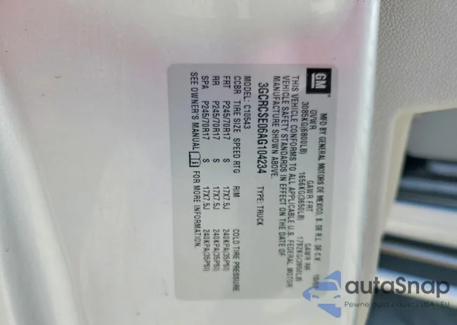 3GCRCSE06AG104234: 79722705