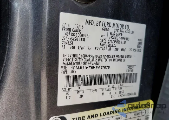 1FMJU1KT6HEA47078: 41588366