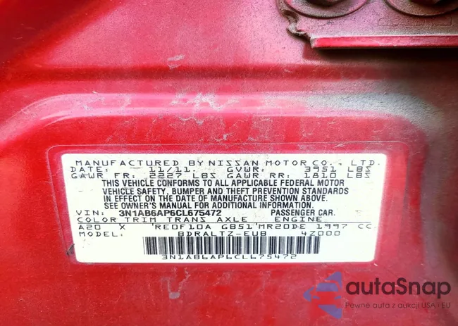 3N1AB6AP6CL675472: 79253025