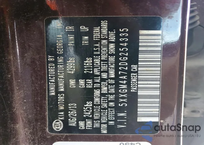 5XXGM4A72DG254335: 79478835