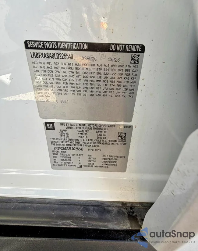 LRBFXASA8LD225540: 79495315